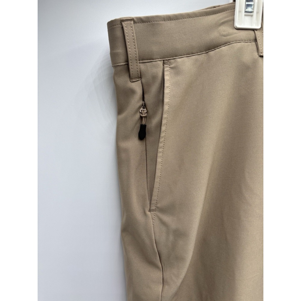 Birdie Bound Men's Golf Pants 42x30 Khaki Stretch Big Tall Performance Chino - Picture 4 of 8